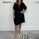 Vestido Liso com Botões - OFERTA DIA DAS MÃES