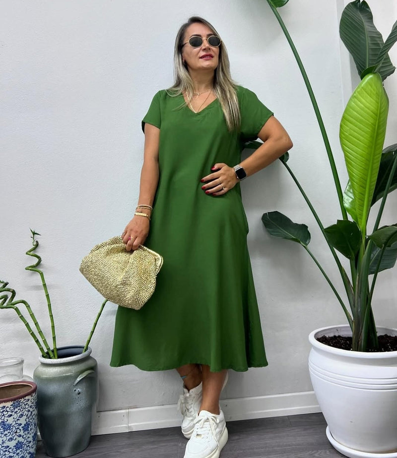 Vestido Isabel - COMPRE 1 LEVE 2 +( SANDÁLIA DE BRINDE) OFERTA DIA DAS MÃES